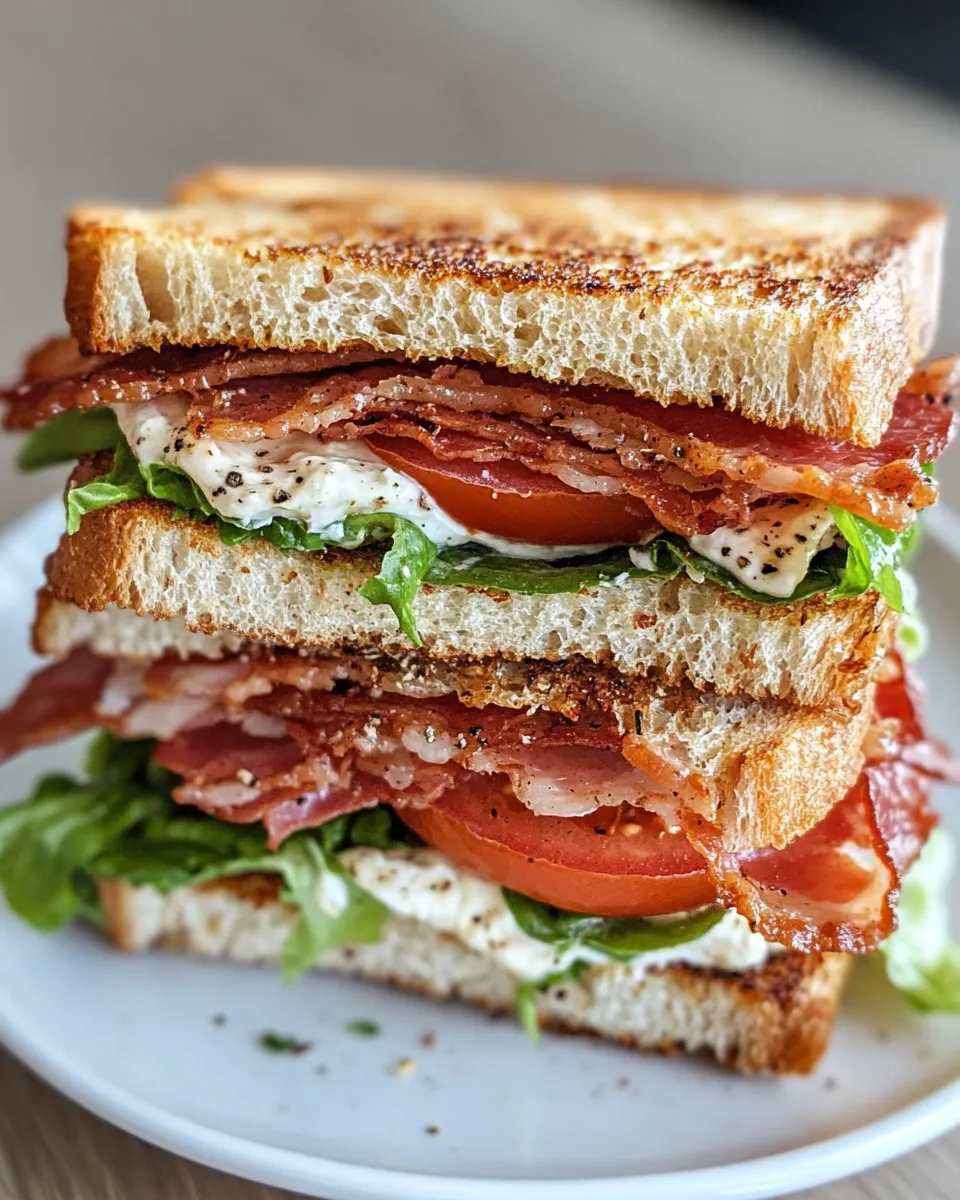 Easy BLT with Turkey Bacon dish photo