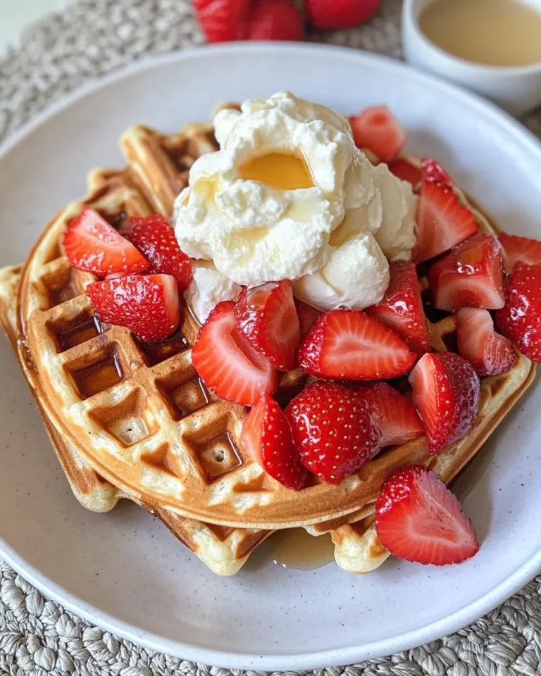 Homemade Belgian Waffles recipe photo