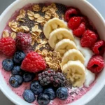 Delicious Berry Smoothie Bowl photo