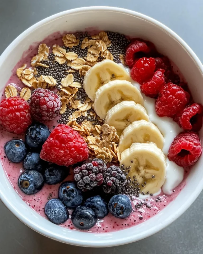 Delicious Berry Smoothie Bowl photo