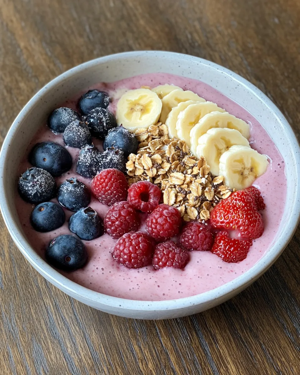 Fresh Berry Smoothie Bowl dish photo
