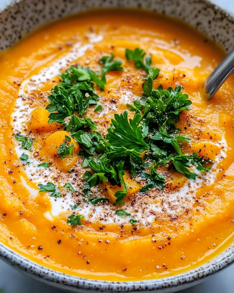 Delicious Butternut Squash Soup dish photo