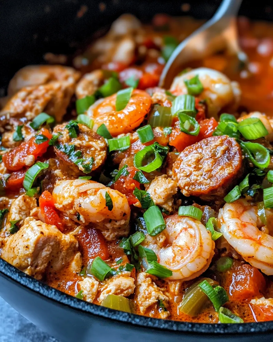 Easy Cajun Gumbo food shot