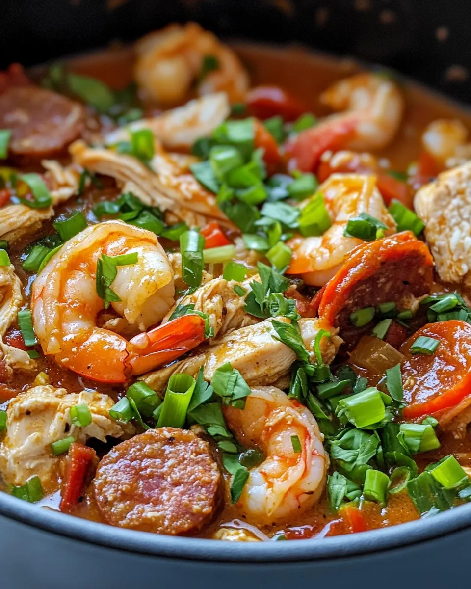 Delicious Cajun Gumbo plate image