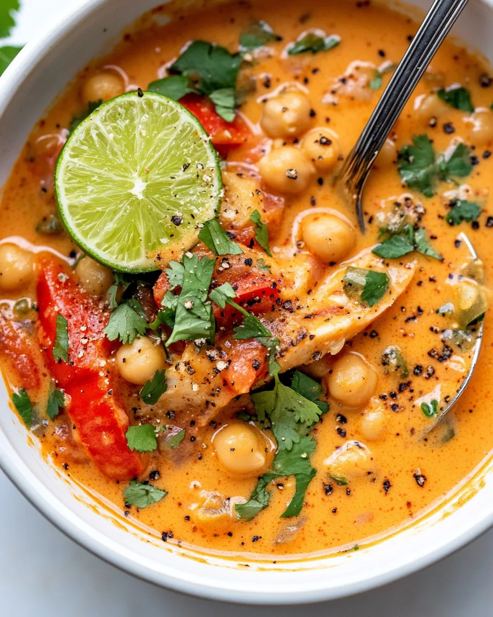 Classic Caribbean Coconut Chickpea Stew dish photo