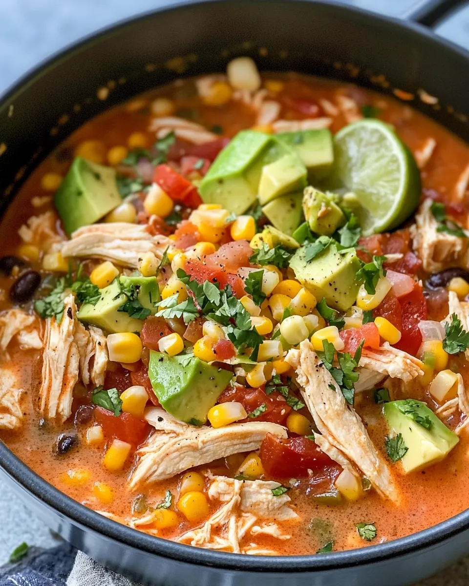 Easy Chicken Tortilla Soup recipe photo