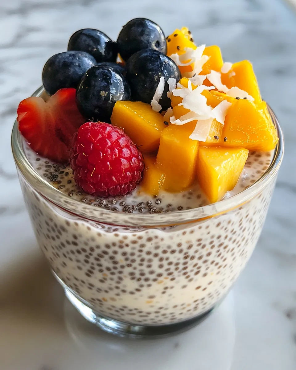 Easy Coconut Chia Pudding dish photo