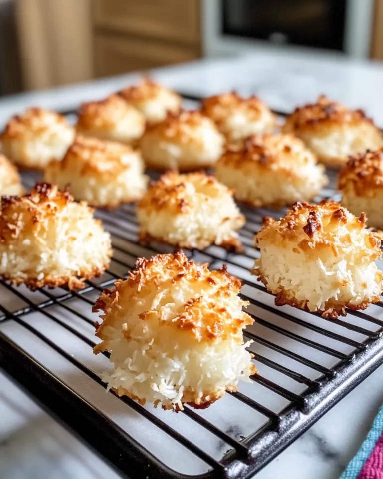 Homemade Coconut Macaroons recipe photo