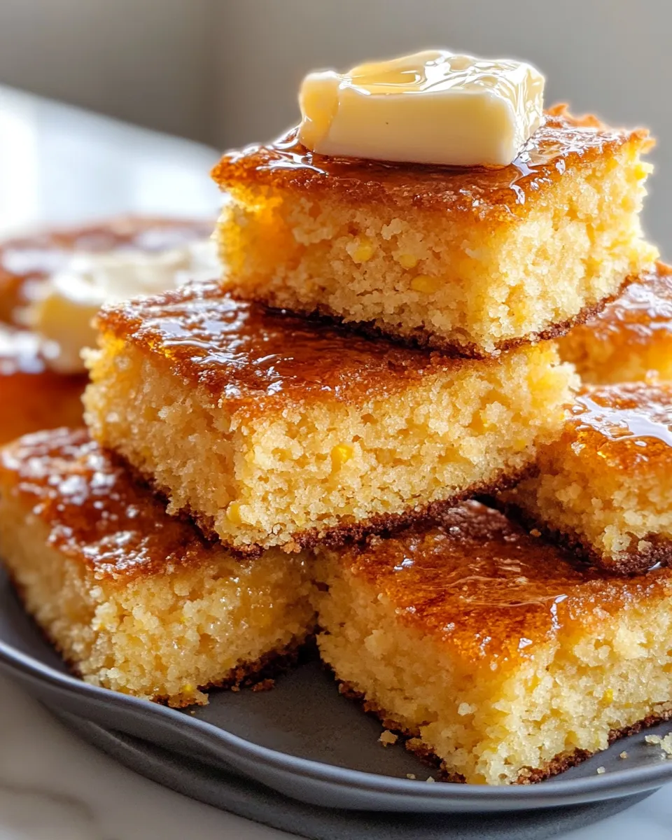 Classic Cornbread with Honey Butter dish photo