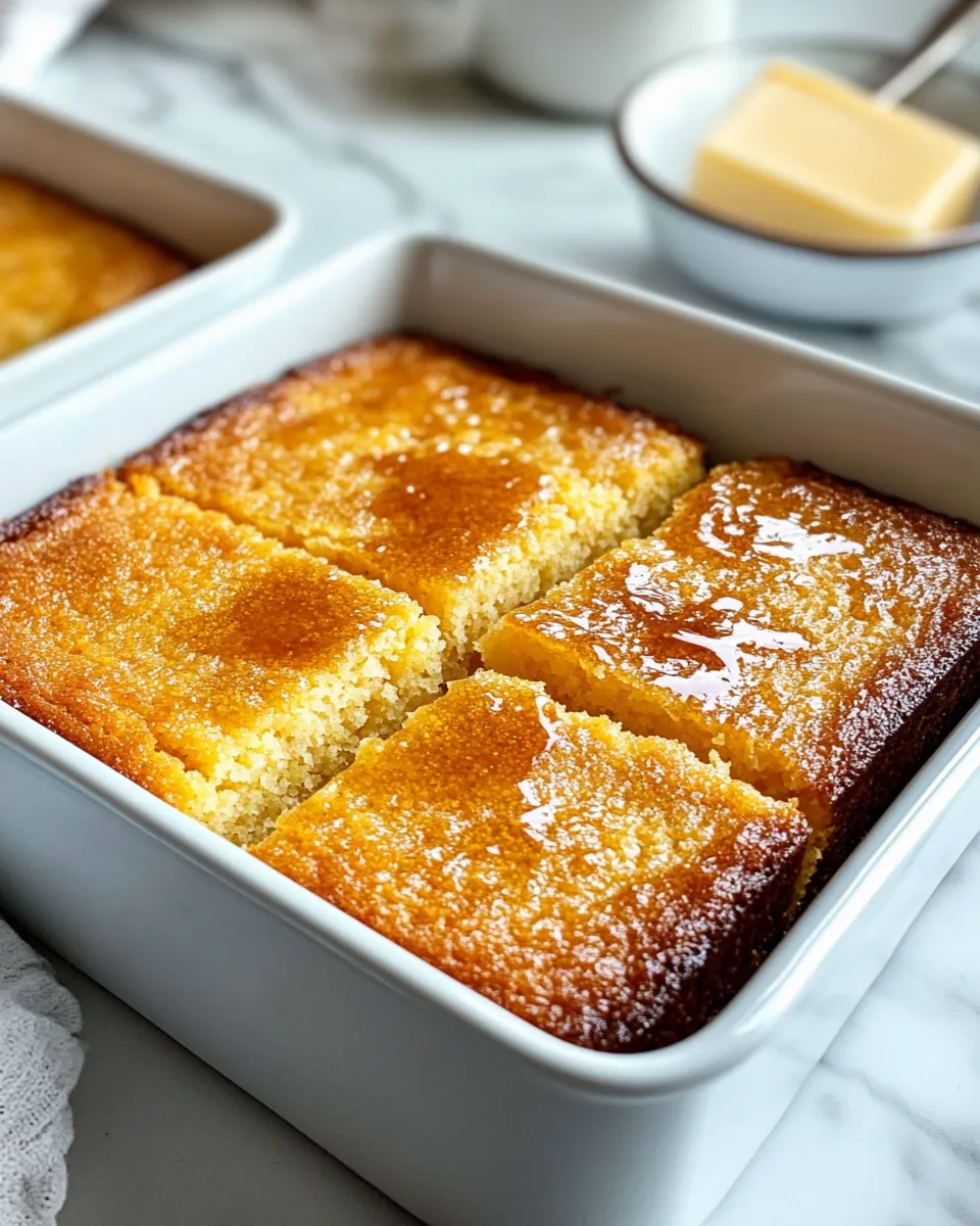 Delicious Cornbread with Honey Butter image