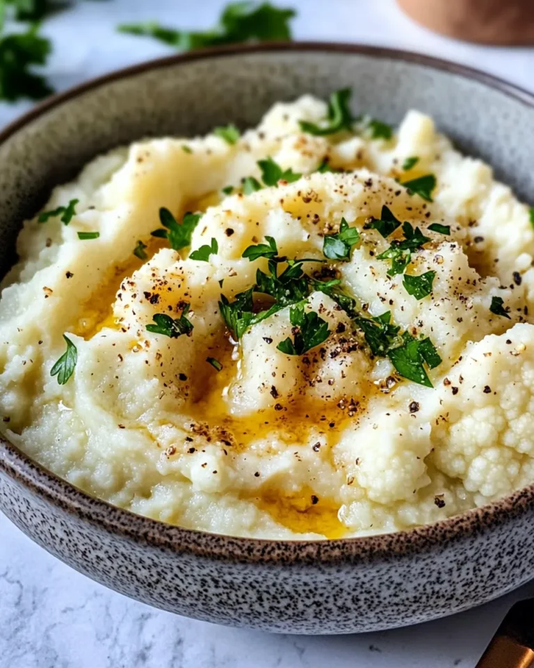 Homemade Garlic Mashed Cauliflower recipe photo