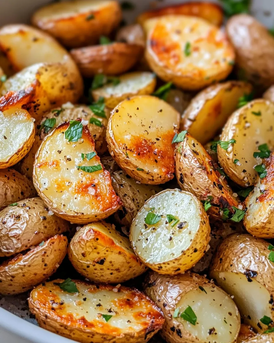 Classic Garlic Parmesan Roasted Potatoes image