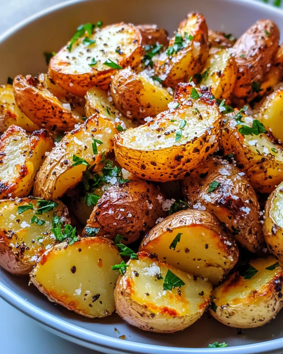 Delicious Garlic Parmesan Roasted Potatoes dish photo