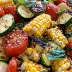 Homemade Grilled Corn & Zucchini Salad photo