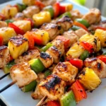Homemade Hawaiian-Style Chicken Kebabs photo