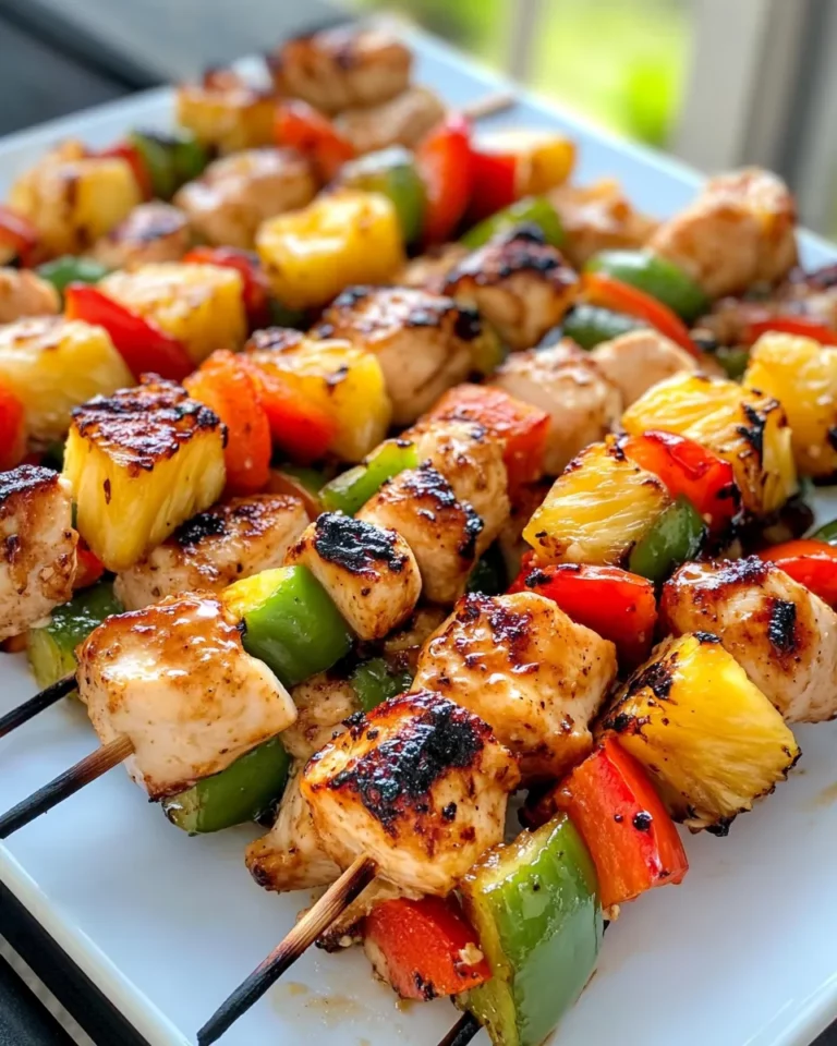 Homemade Hawaiian-Style Chicken Kebabs photo