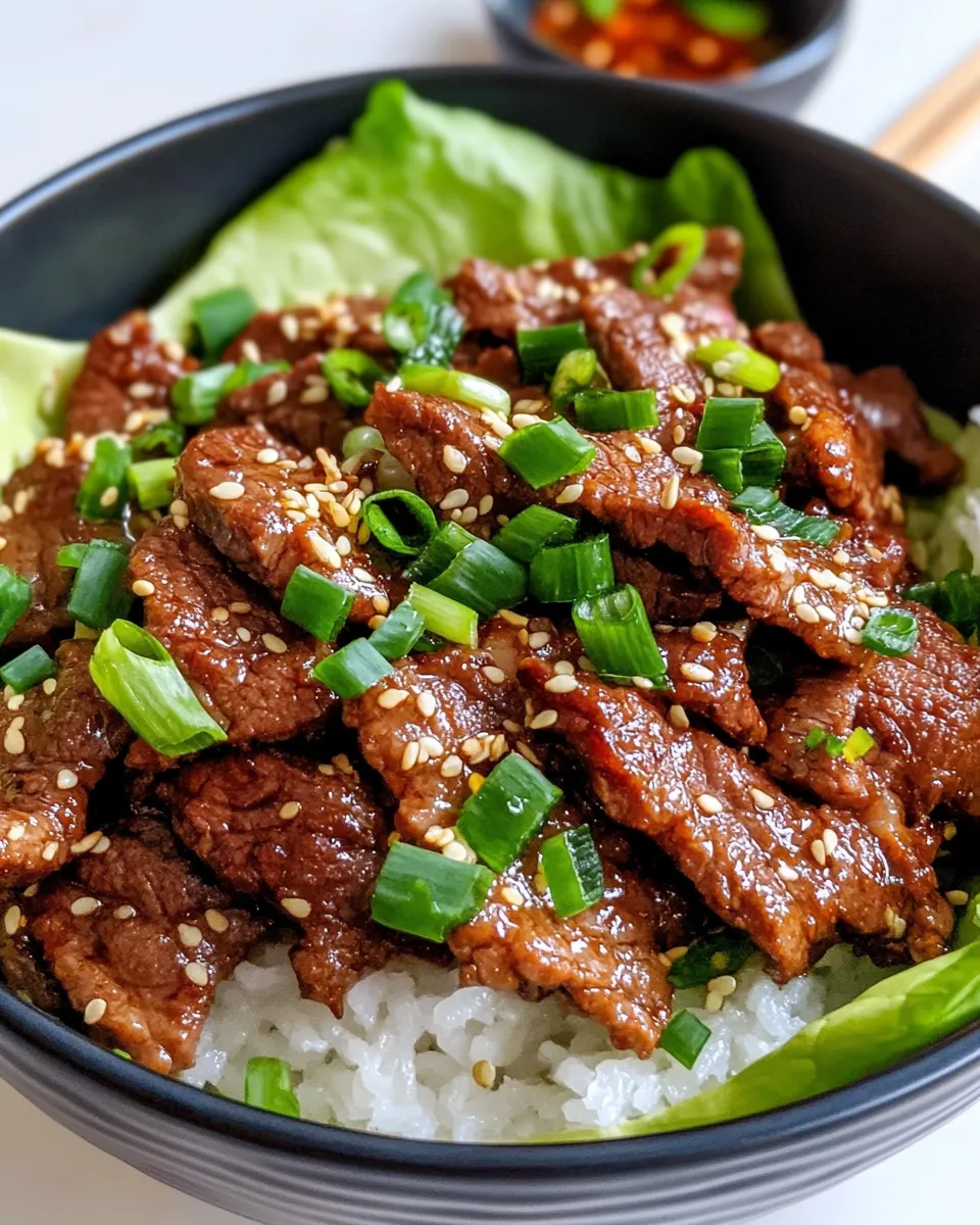 Classic Korean-Style Beef Bulgogi dish photo