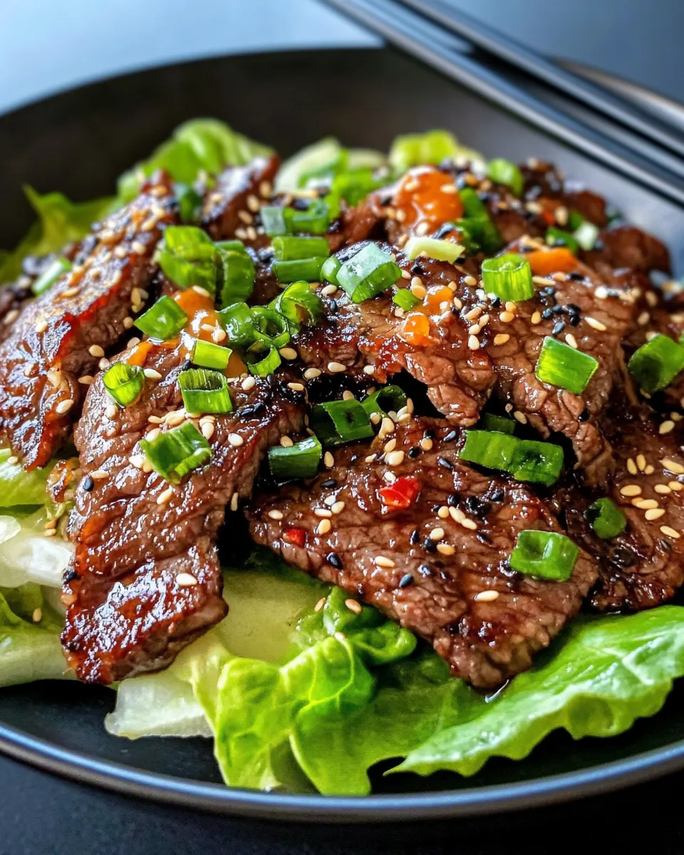 Delicious Korean-Style Beef Bulgogi plate image