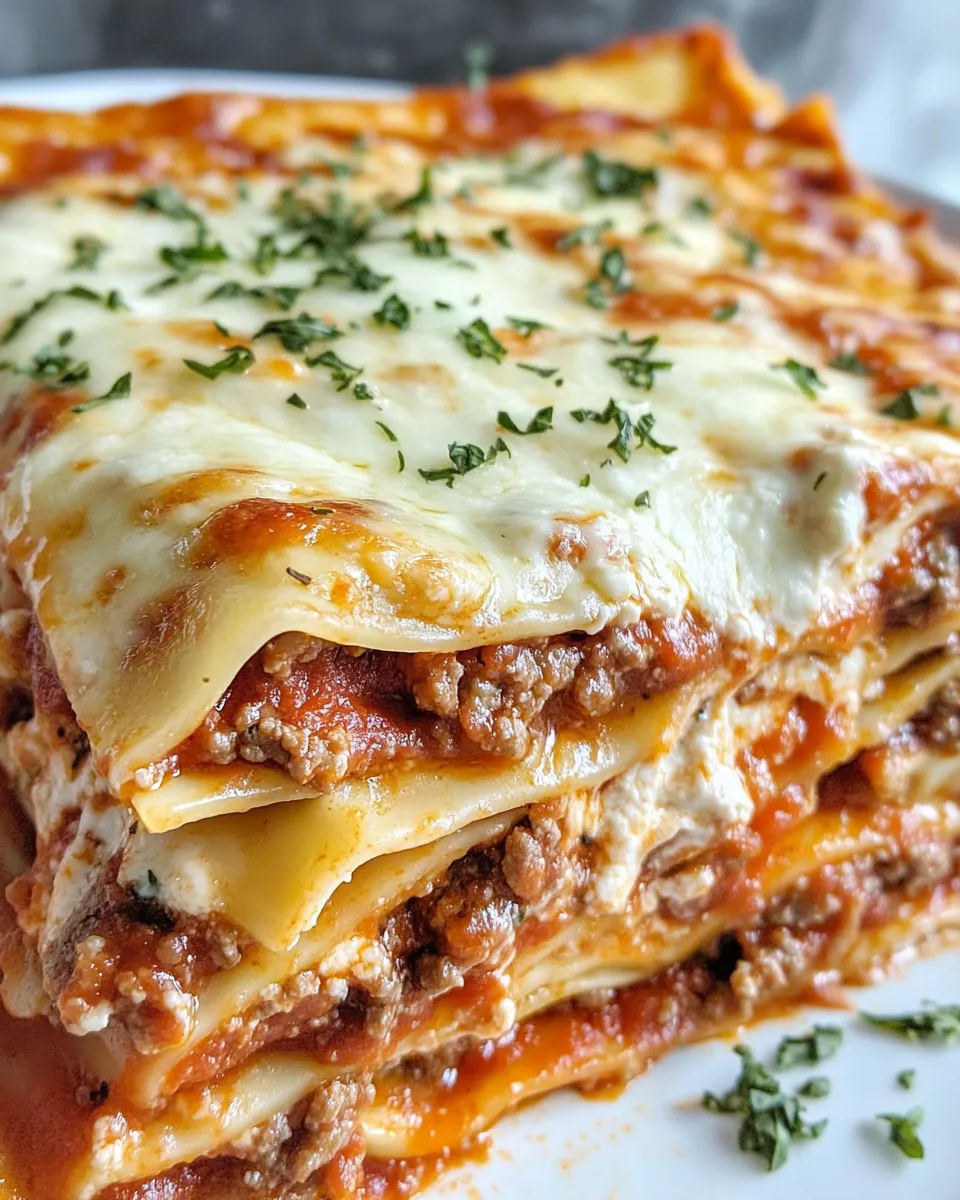 Homemade Lasagna photo