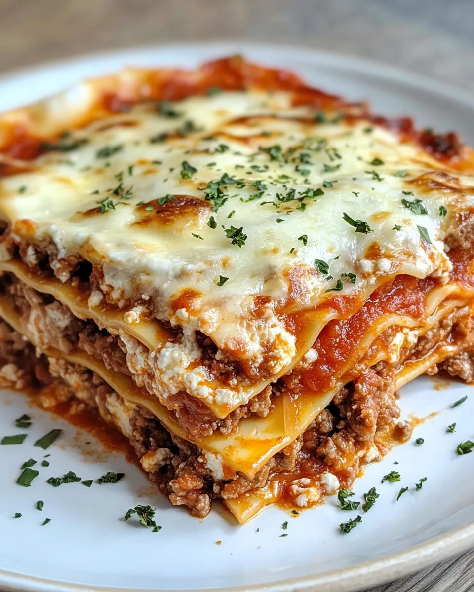 Easy Lasagna dish photo