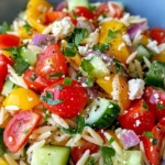 Homemade Lemon Herb Orzo Salad photo