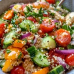 Homemade Mediterranean Couscous Salad photo