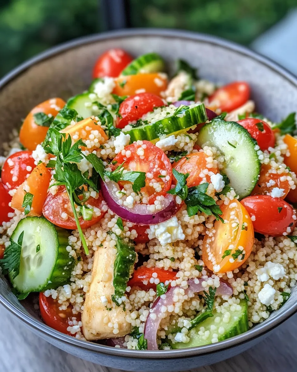 Classic Mediterranean Couscous Salad image