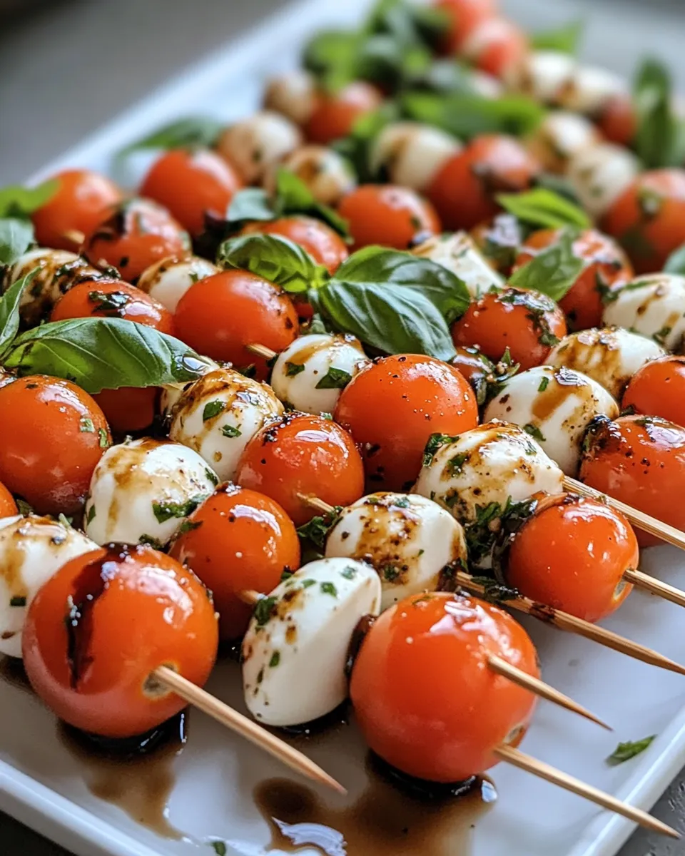 Classic Mini Caprese Skewers dish photo