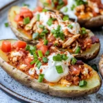 Homemade Nacho Potato Skins recipe photo