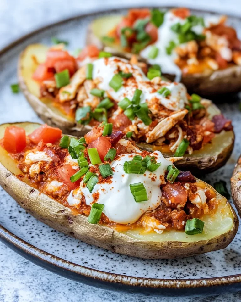 Homemade Nacho Potato Skins recipe photo
