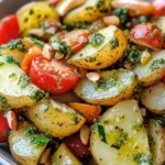 Homemade Pesto Potato Salad recipe photo