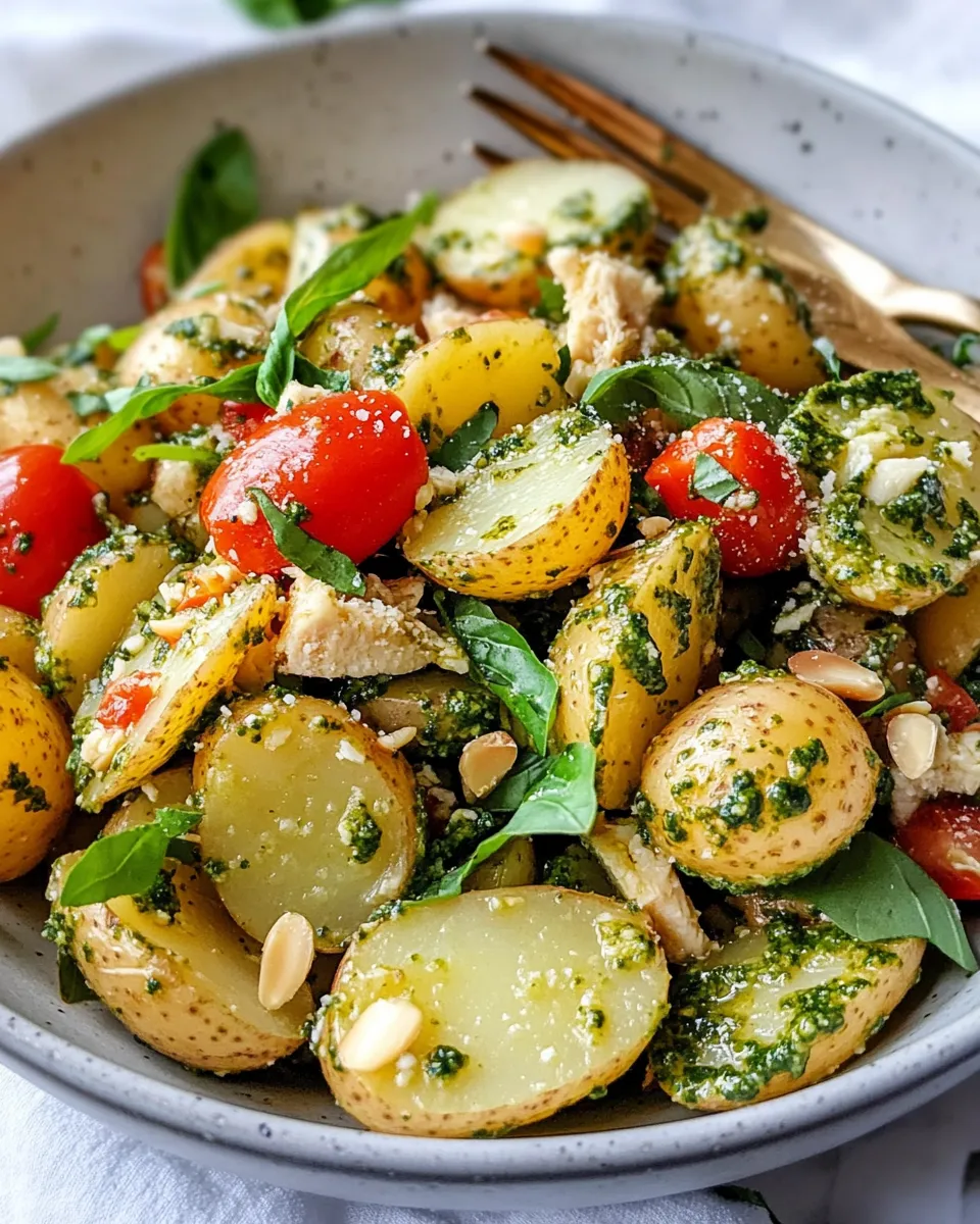 Classic Pesto Potato Salad dish photo