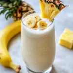 Homemade Pineapple Coconut Smoothie recipe photo