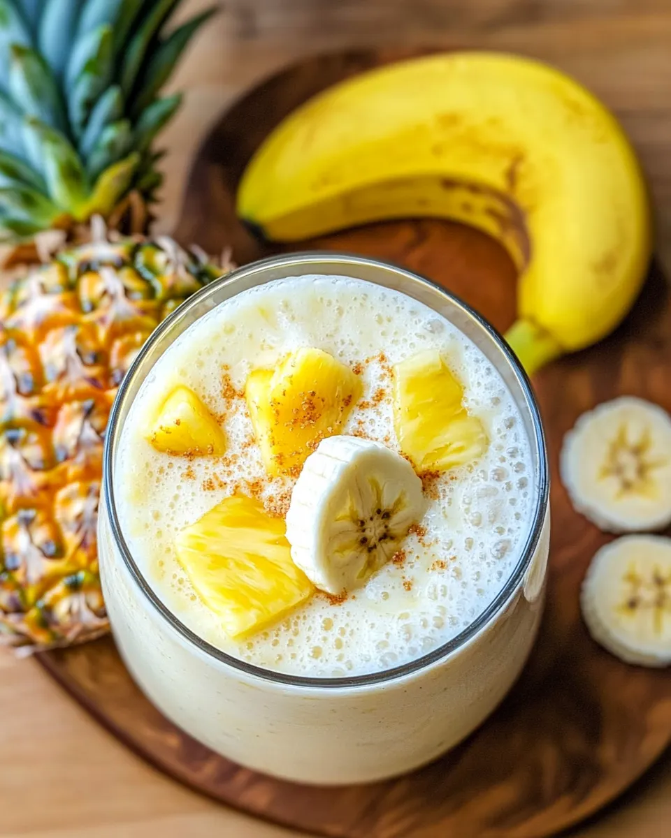Easy Pineapple Coconut Smoothie picture