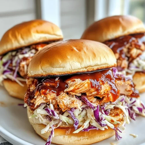 Homemade Pulled Chicken Sandwiches photo