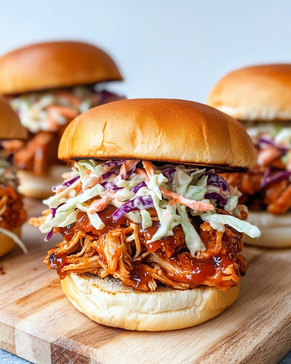 Classic Pulled Chicken Sandwiches image