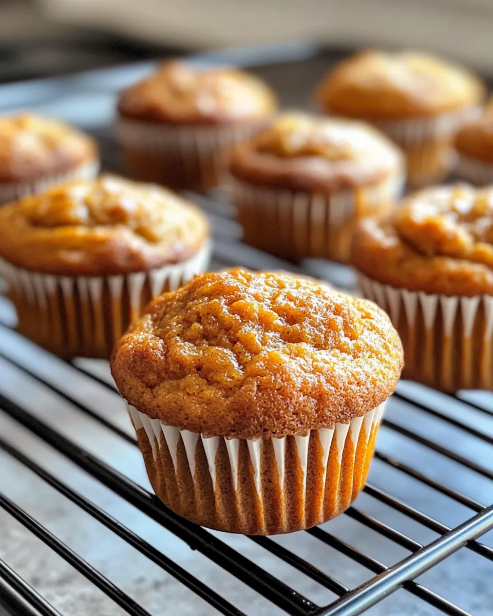 Easy Pumpkin Muffins food shot