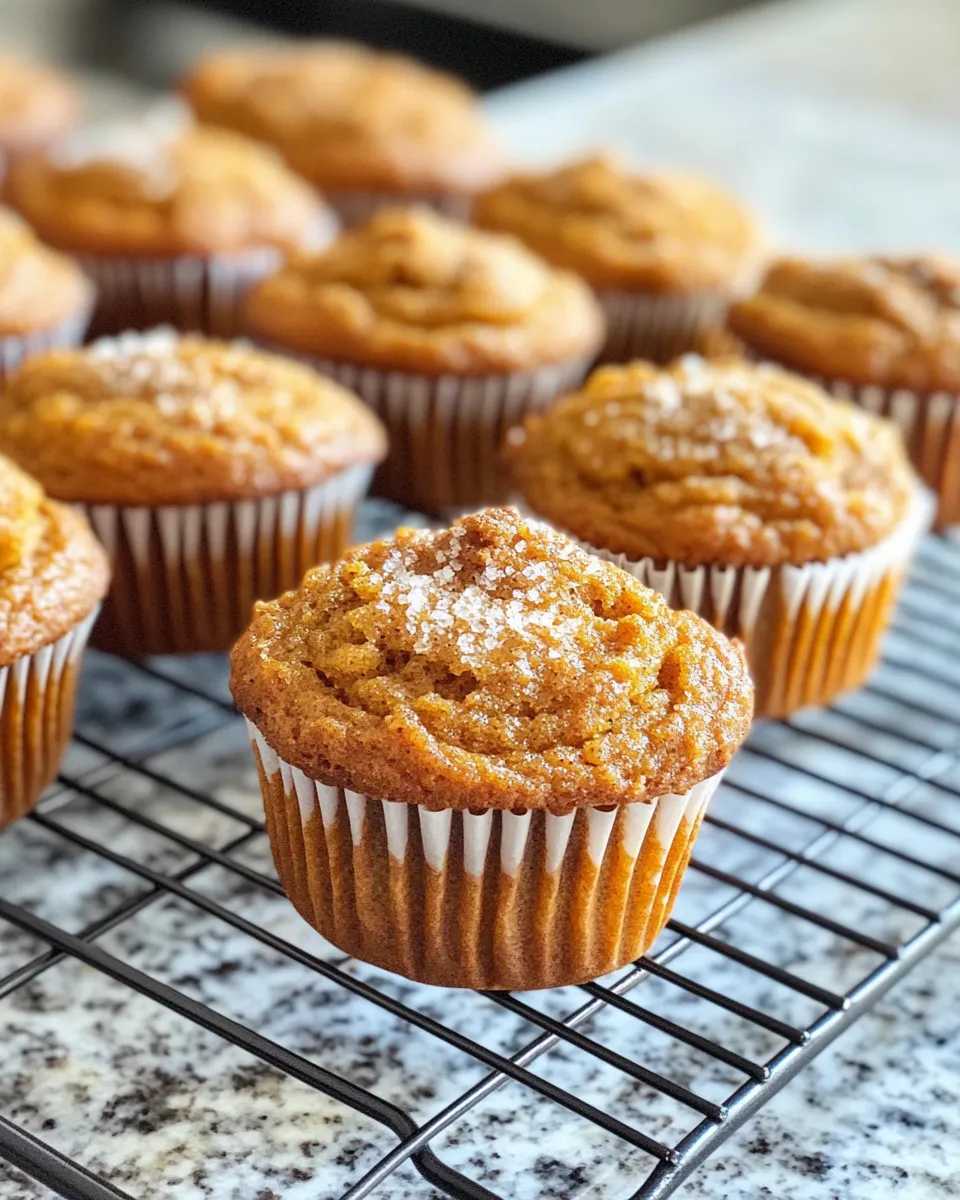 Delicious Pumpkin Muffins plate image
