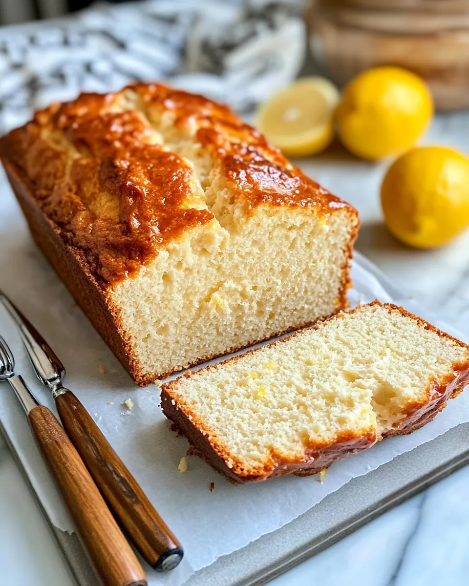 Classic Ricotta Lemon Loaf dish photo