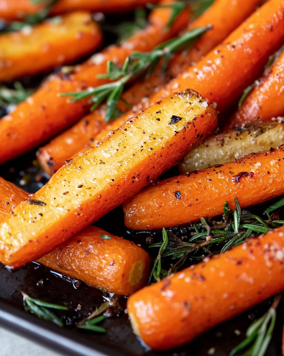 Delicious Rosemary Roasted Carrots photo