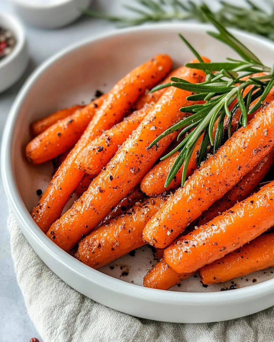 Easy Rosemary Roasted Carrots image