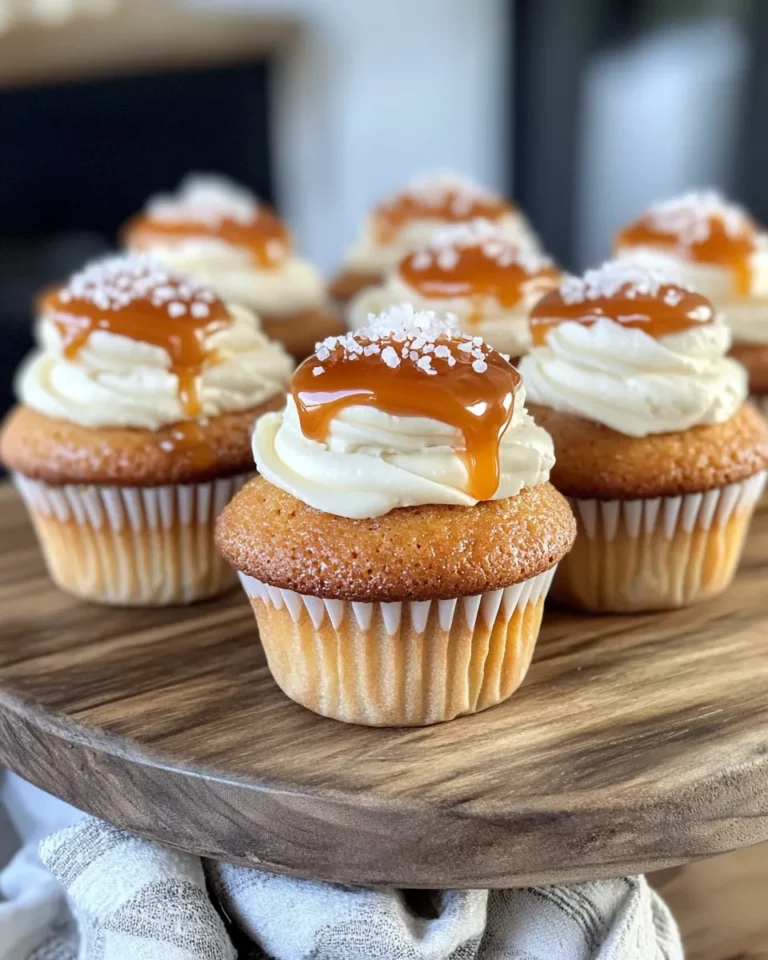 Homemade Salted Caramel Cupcakes photo
