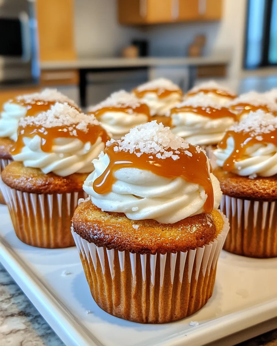 Classic Salted Caramel Cupcakes image