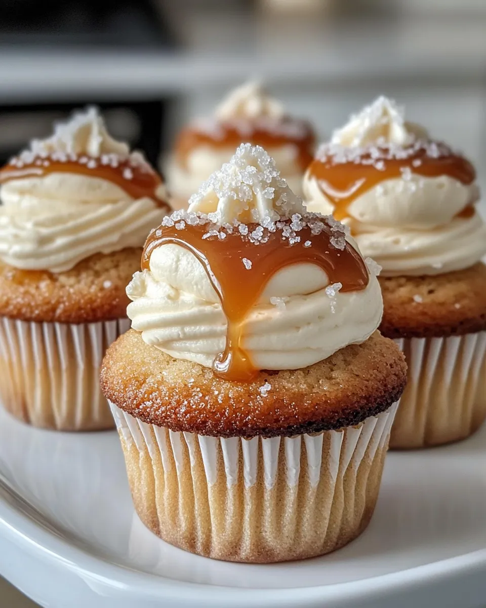 Easy Salted Caramel Cupcakes recipe photo
