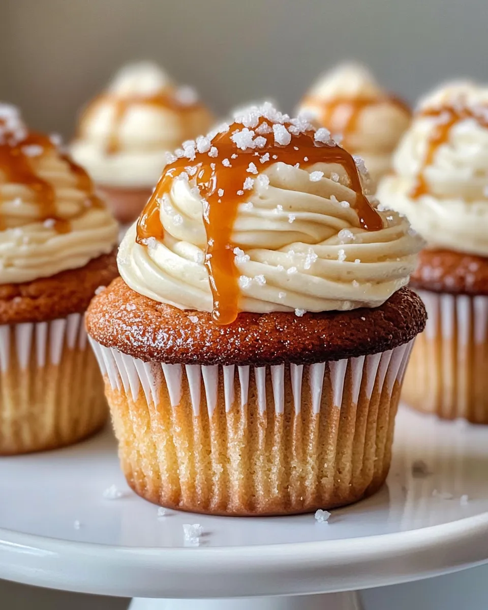 Delicious Salted Caramel Cupcakes dish photo