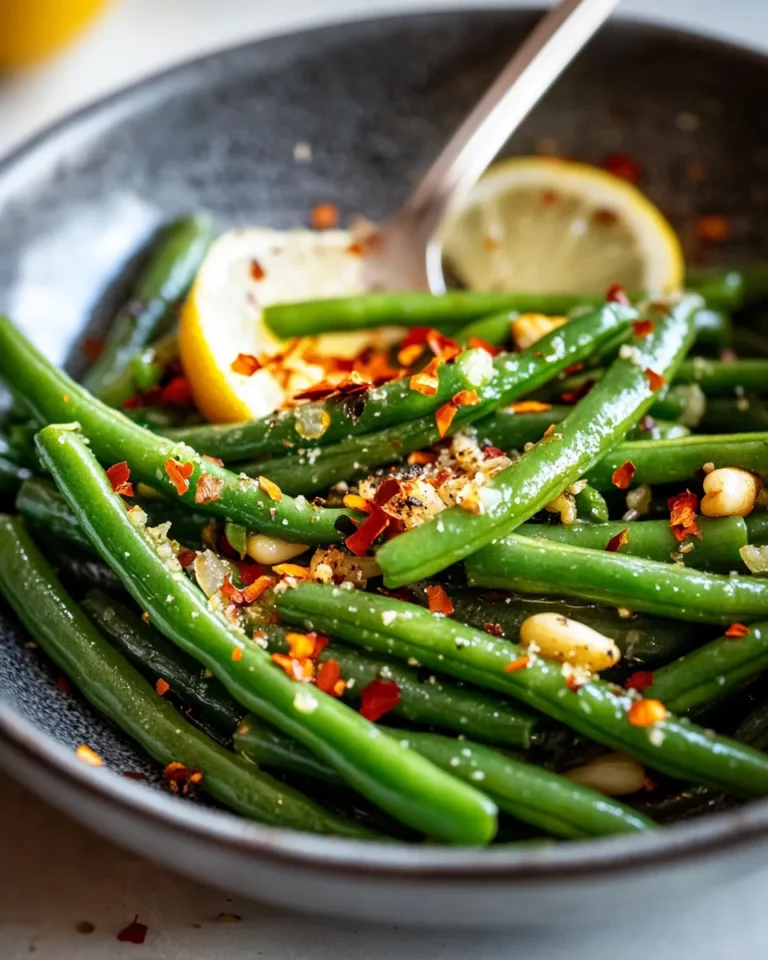 Homemade SautÃ©ed Green Beans photo