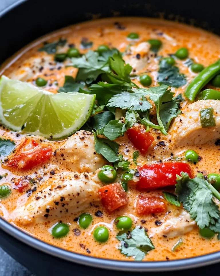Homemade Thai Coconut Curry Chicken Soup photo