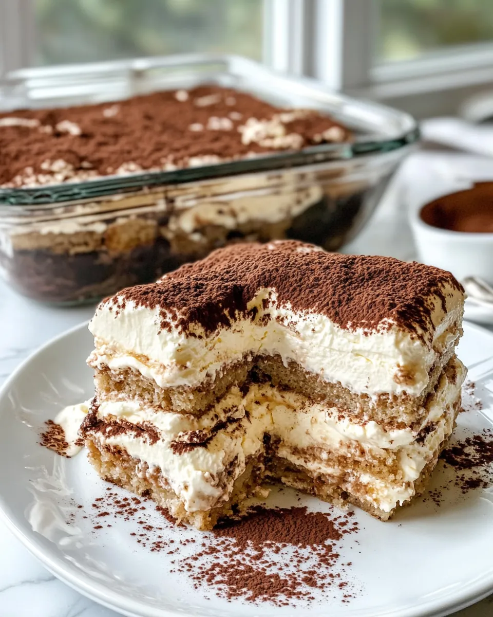 Homemade Tiramisu (alcohol-free) recipe photo