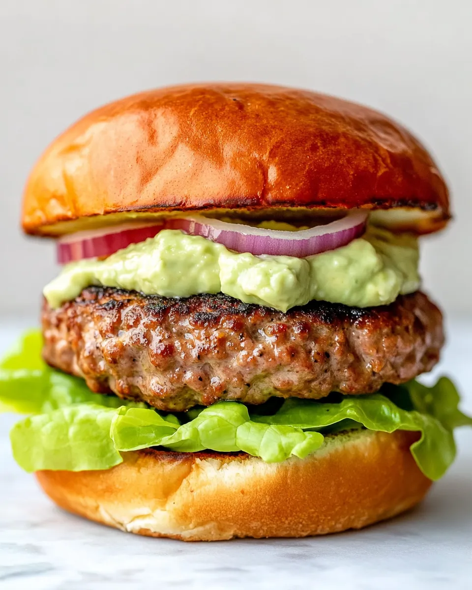 Classic Turkey Burger with Avocado Mayo image