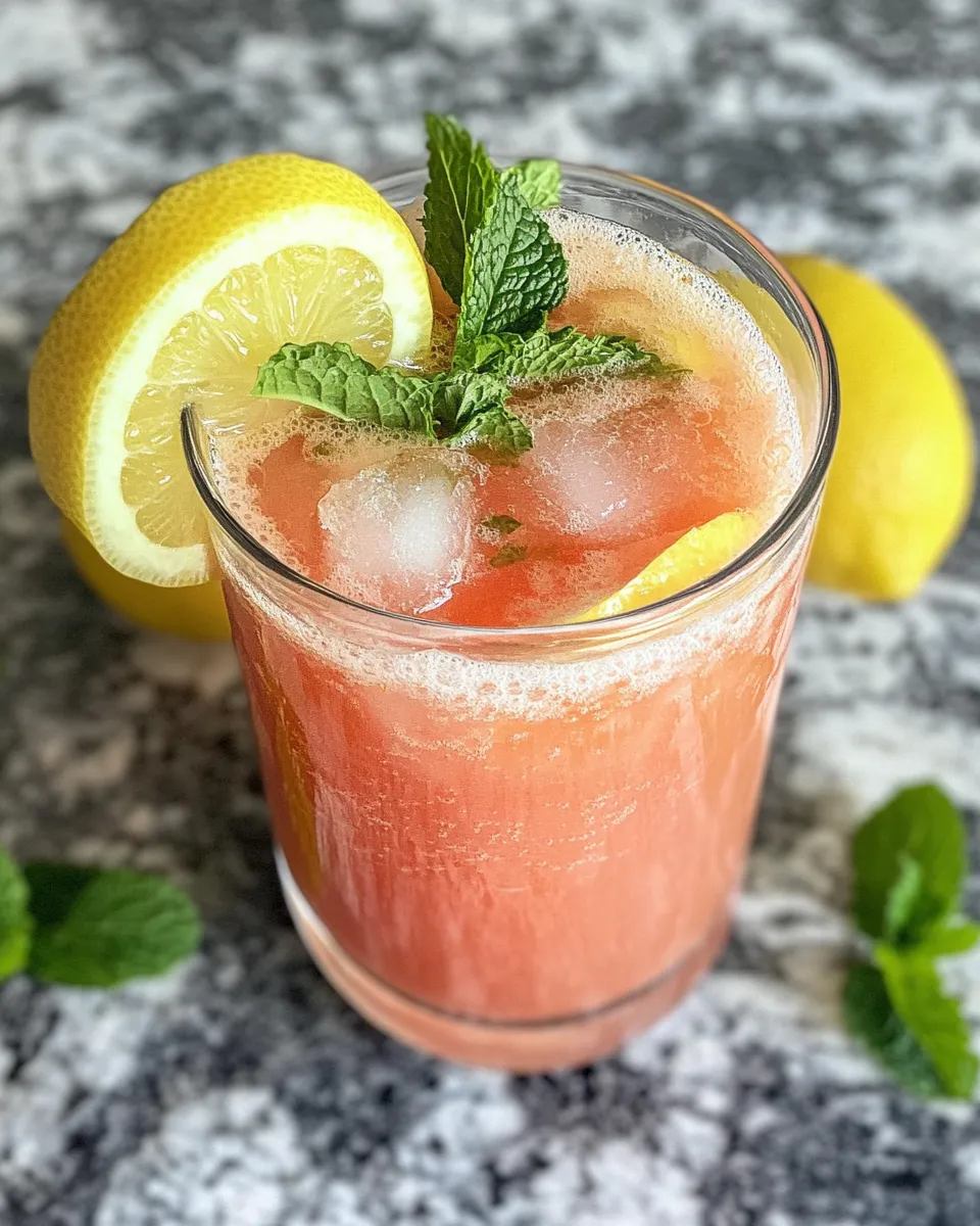 Classic Watermelon Mint Lemonade dish photo